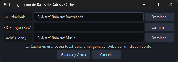 Configuración de Bases de Datos